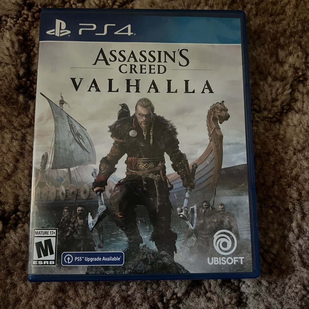Assassin's Creed Valhalla for PS4 - Blue Case